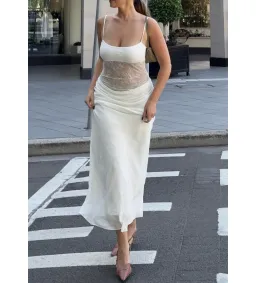 Benni Gabriel Maxi Dress White Size AU 6 for rent on The Volte - image 6