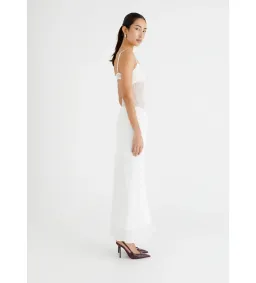 Benni Gabriel Maxi Dress White Size AU 6 for rent on The Volte - image 3