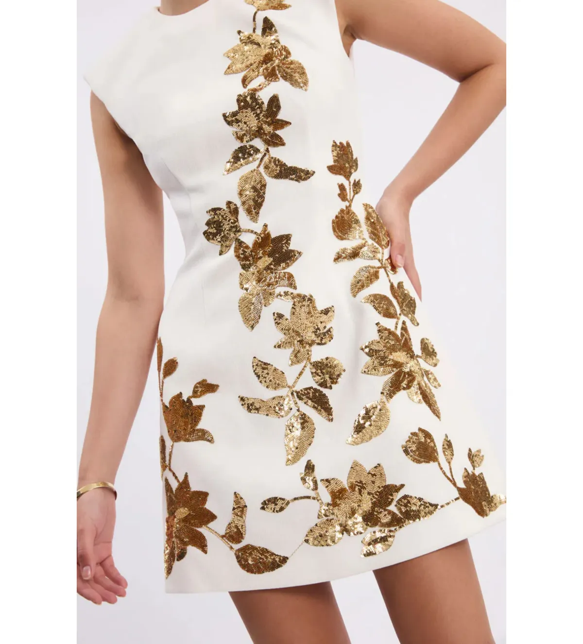 Rebecca Vallance Versailles Mini Dress in Ivory Size AU 10 - Image 5