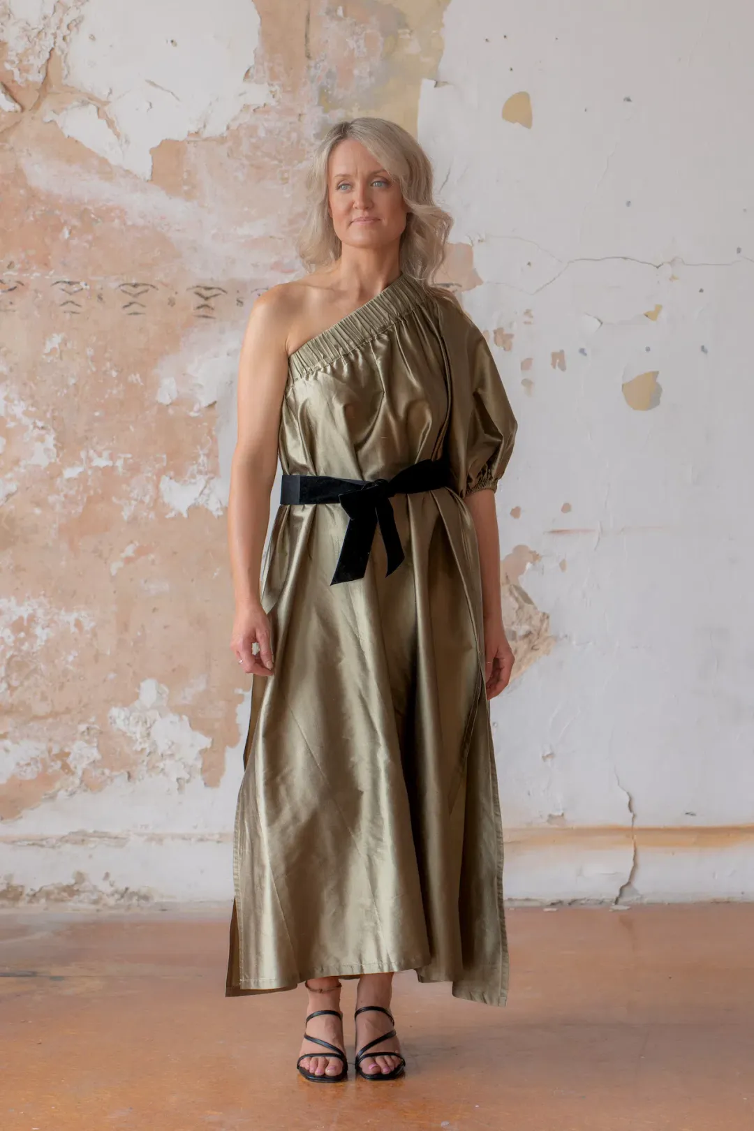 ARTCLUB Aster Dress Sage Size 10 for rent on The Volte - main image