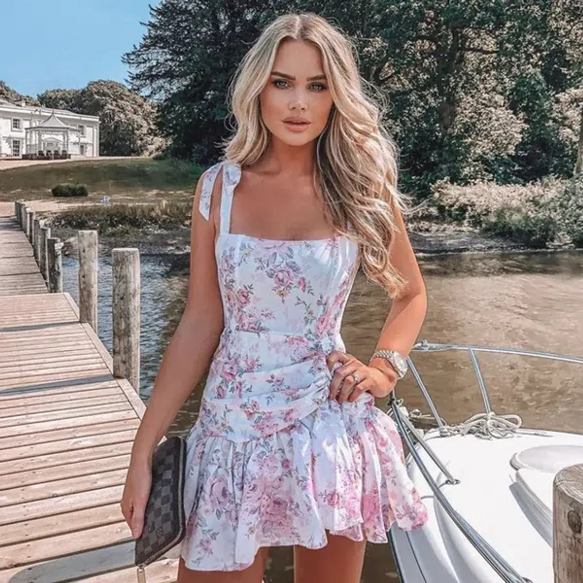 Sofia the Label Alaska Mini Dress Print Size 10 - Image 2