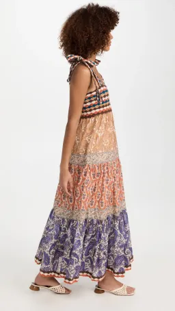 Zimmermann Devi Crochet Midi Dress Spliced Size 1 / AU 10 for rent on The Volte - image 2