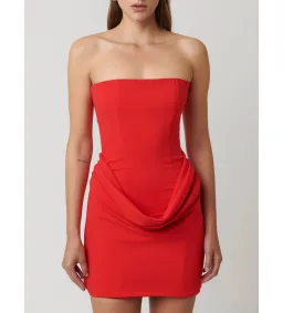 Effie Kats Womens Merci Mini Dress Cherry Red Size XS / AU 6 for rent on The Volte - image 2