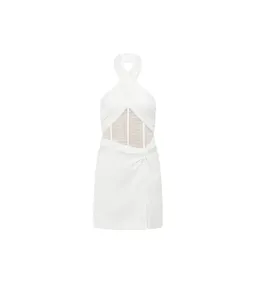 Sabo Skirt Amaris Halter Dress White Size L / AU 12 for rent on The Volte - image 5
