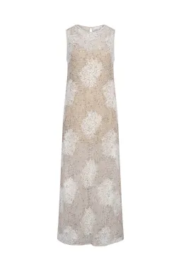 Curaae by Elliatt Samieka Crochet Midi Dress in Beige Size 10 for rent on The Volte - image 6