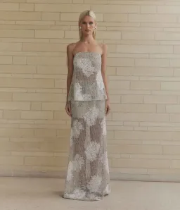 Curaae by Elliatt Dixie Crochet Set in Beige Size 10 for rent on The Volte - image 4