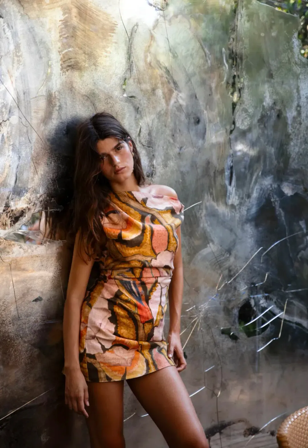 Sir the Label Talulah Knot Mini Dress Sanderling Floral Size 4 / AU 14 for rent on The Volte - main image