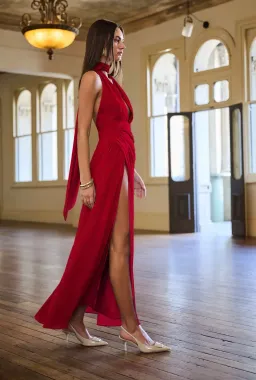 Calia Collection Antonia Dress in Red Size 8 for rent on The Volte - image 2