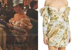 Zimmermann Luminosity Drape Mini Dress/ Emily in Paris Dress 00 for rent on The Volte - image 6