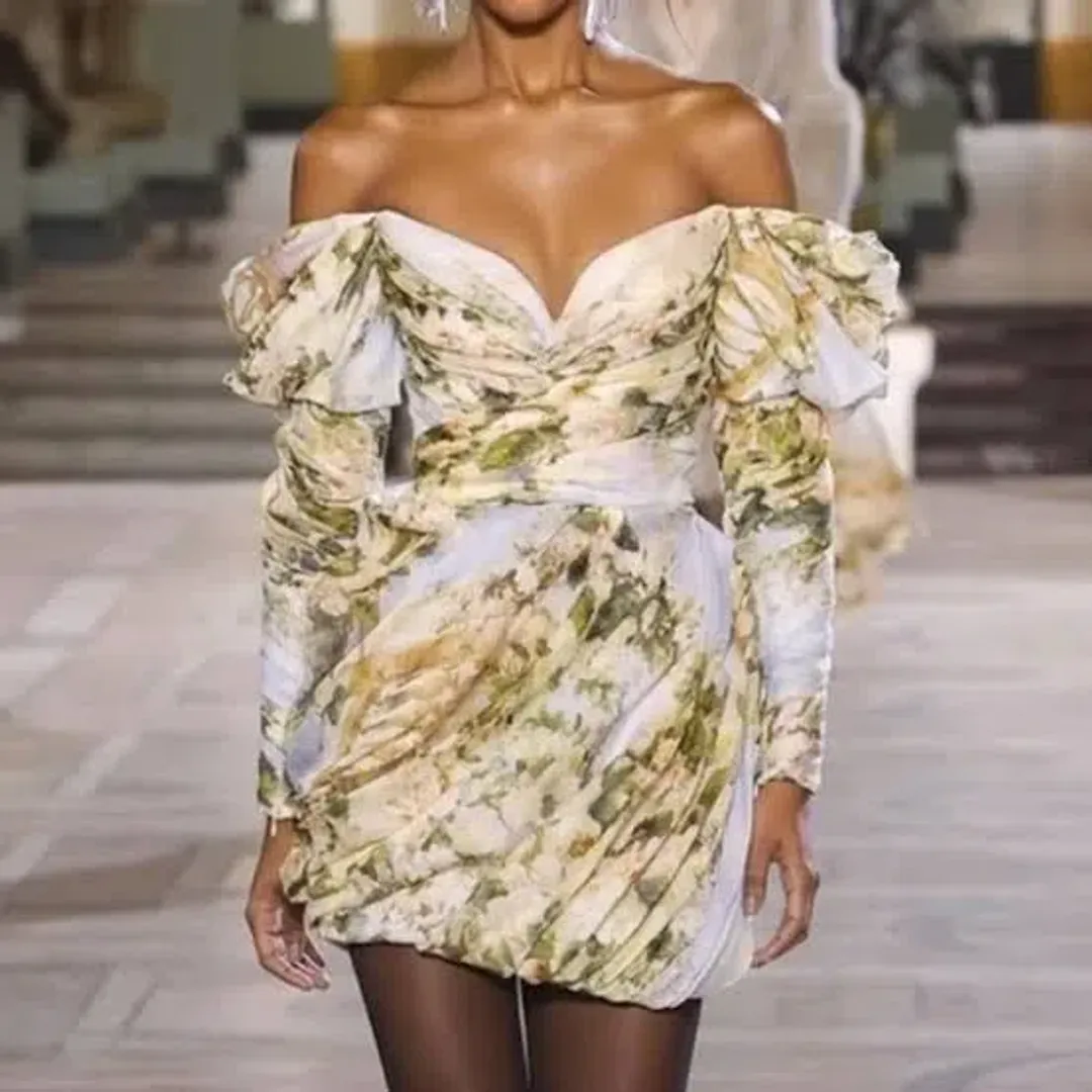 Zimmermann Luminosity Drape Mini Dress/ Emily in Paris Dress 00 for rent on The Volte - main image