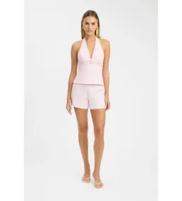 Kookai Ariel Double Belt Halter Top And Maria Maxi Skirt Set in Heavenly Pink Size AU 10 for rent on The Volte - image 5