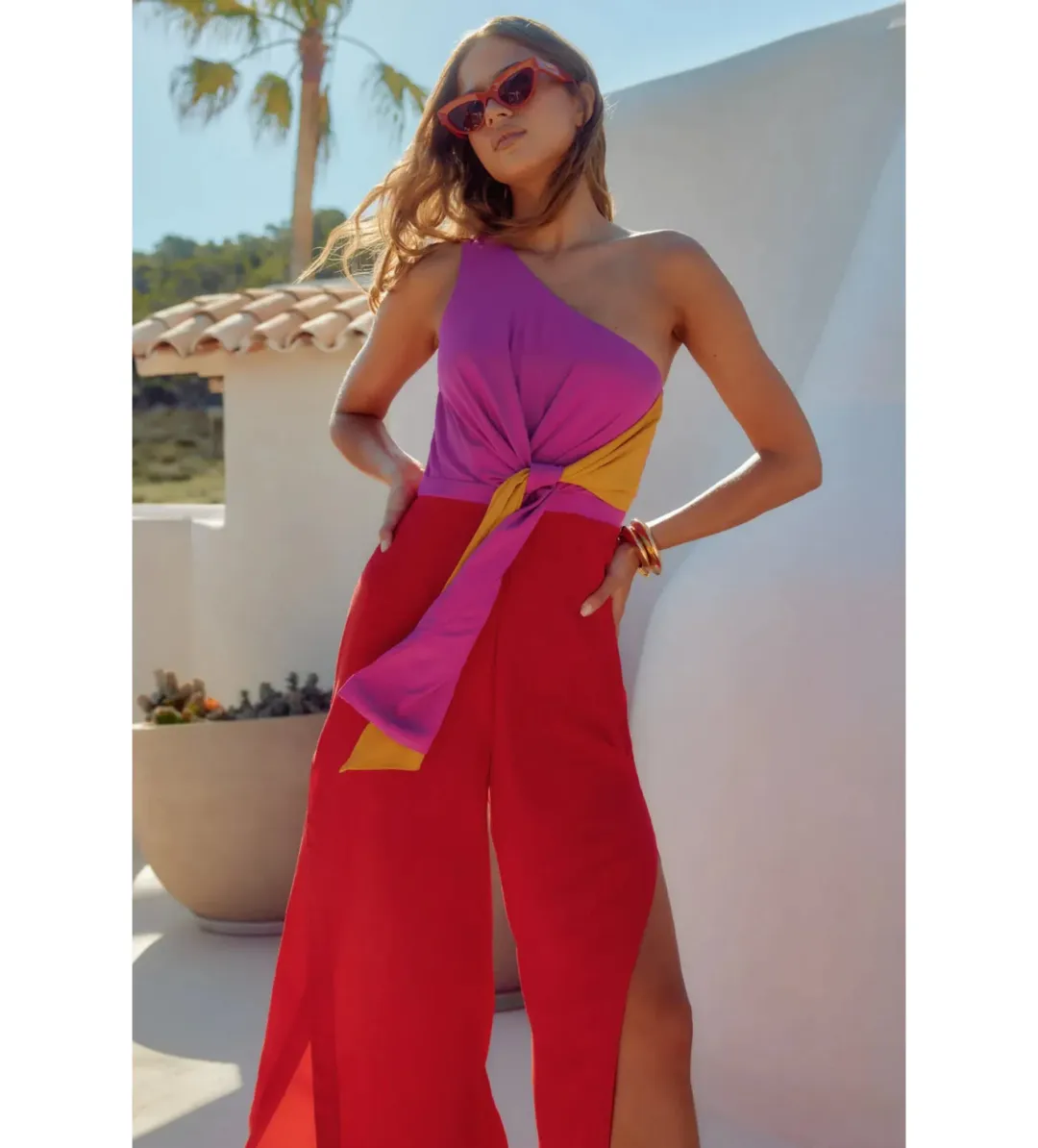 Mister Zimi Nala Jumpsuit in Sol Size AU 12 for rent on The Volte - main image