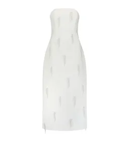 Odd Muse Ultimate Muse Embellished Midi Dress White Size AU 6 for rent on The Volte - image 4