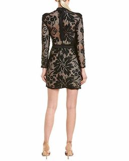 Elliat Womens Muse Party Black Lace Dress Size 12 for rent on The Volte - image 2