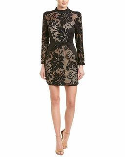Elliat Womens Muse Party Black Lace Dress Size 12 for rent on The Volte - image 1