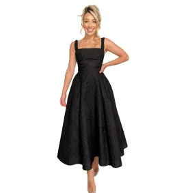 Rachel Gilbert Sophy Strap Dress in Black Size 4 / AU 14 for rent on The Volte - image 2