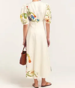 Alémais Flores Midi Dress Floral Size 14 for rent on The Volte - image 2