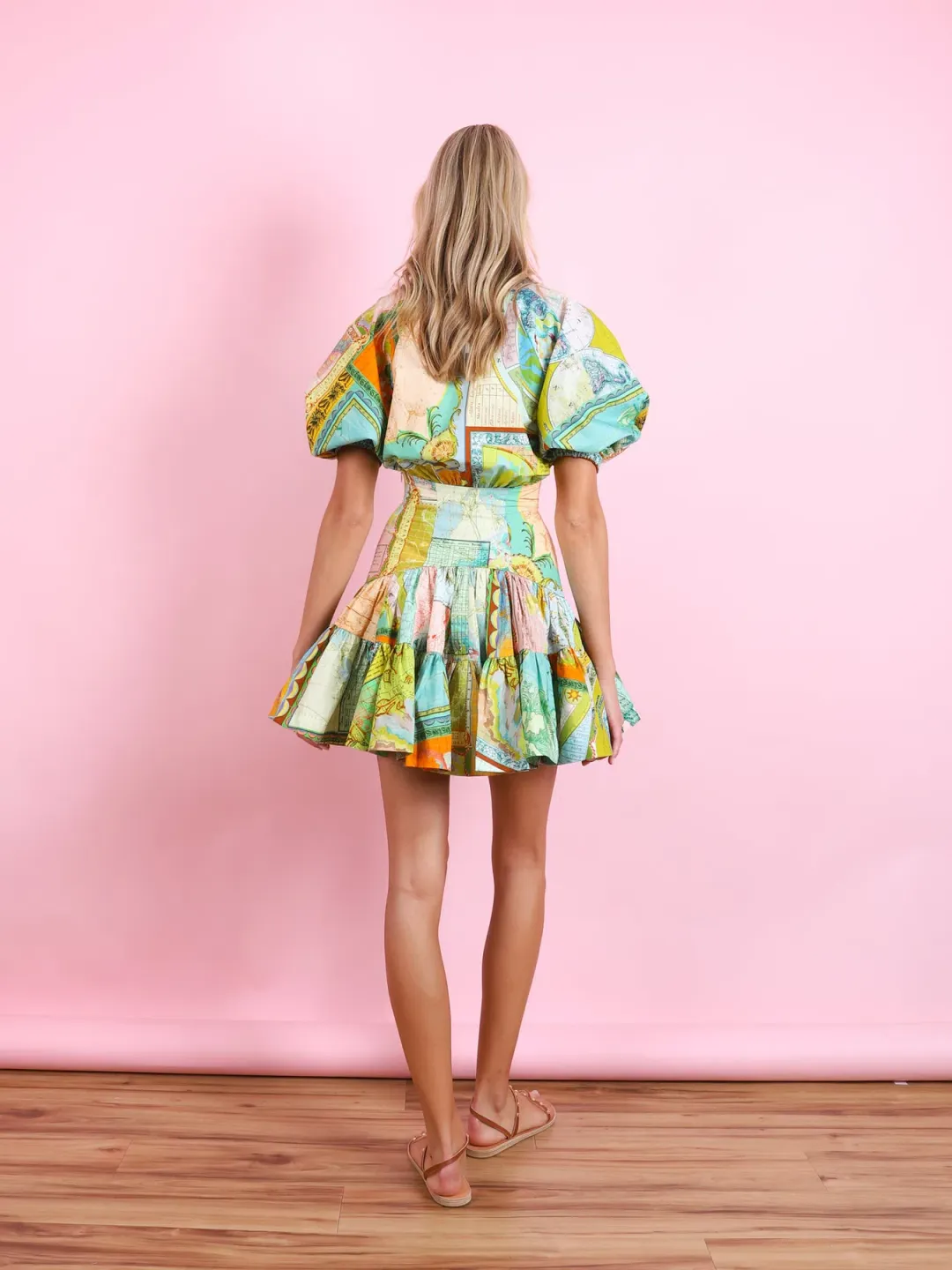 Alemais Atlas Mini Dress Multi Size 8 for rent on The Volte - main image
