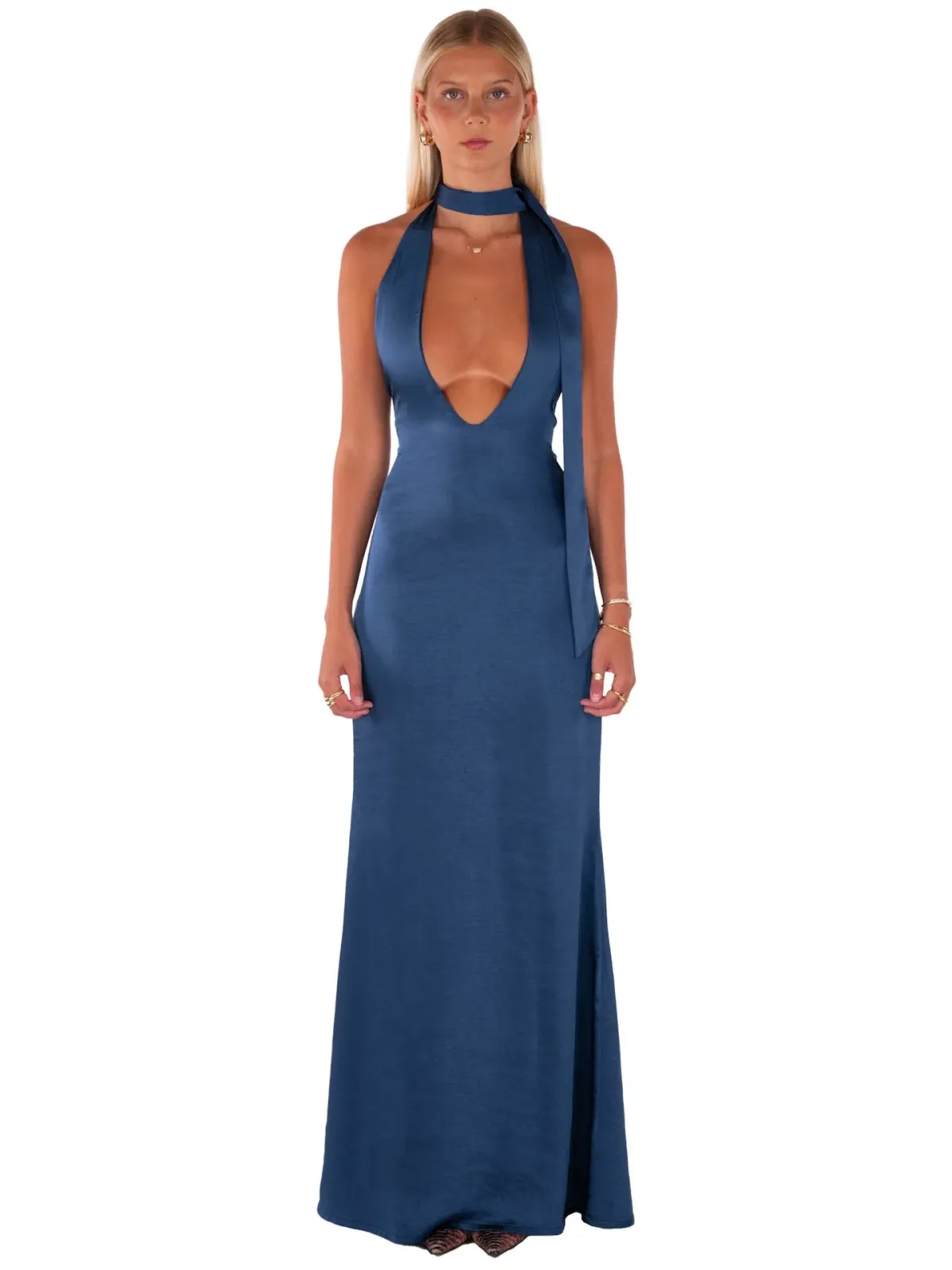 I Am Delilah Margot Maxi Dress in Midnight Blue Size XS / AU 6 - Image 1