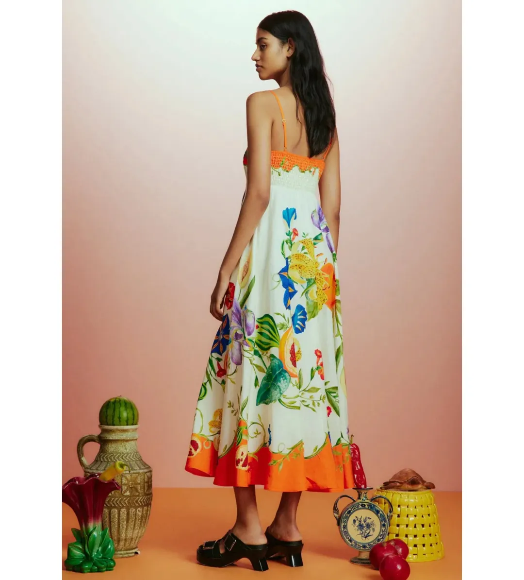 Alemais Flores Sundress Multi Size AU 8 for rent on The Volte - main image