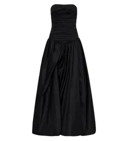Aje Violette Bubble Hem Maxi Dress Black Size AU 10 for rent on The Volte - image 8