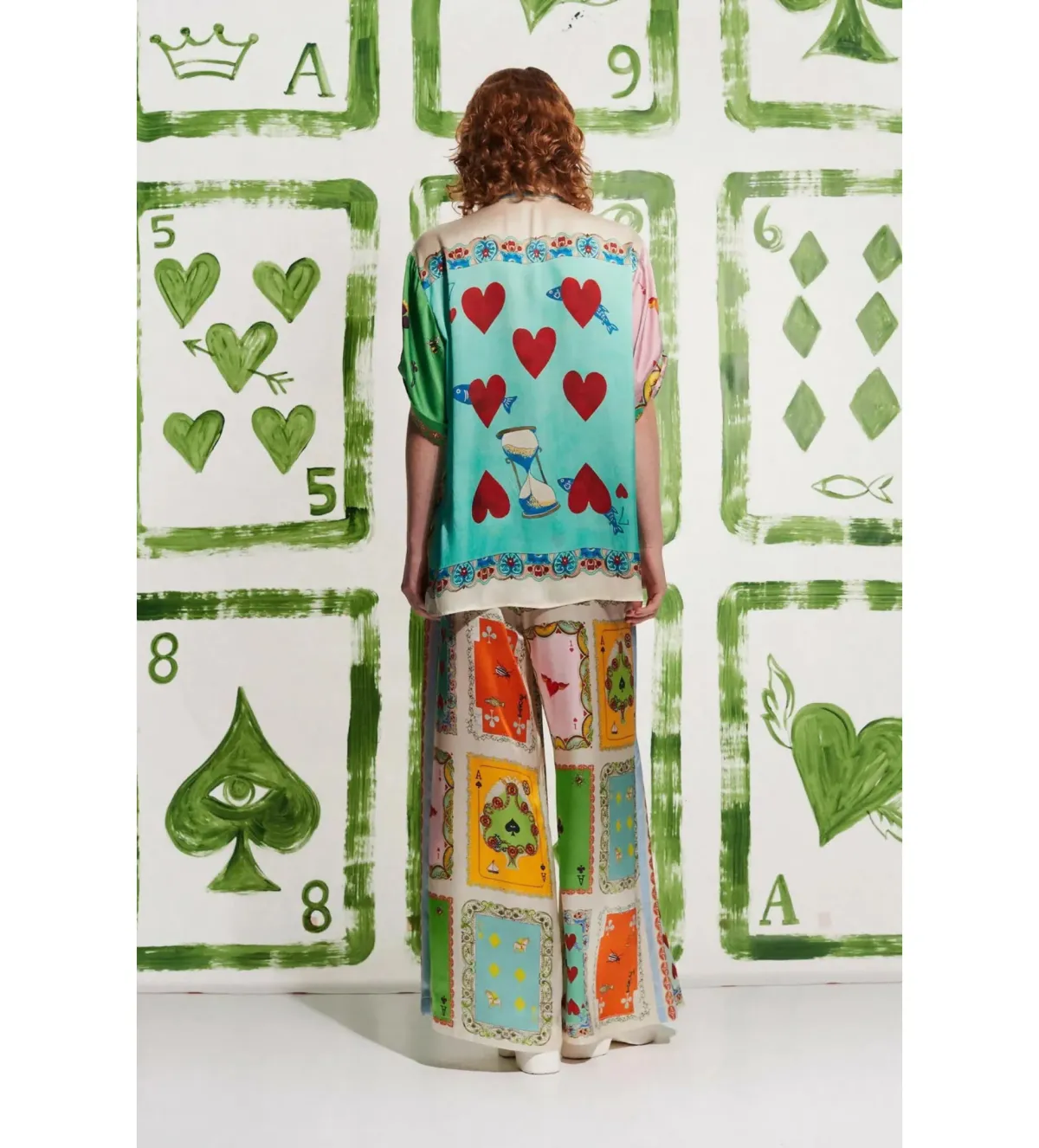 Alemais Rummy Silk Shirt and Pants Set in Multi Size AU 14 - Image 4