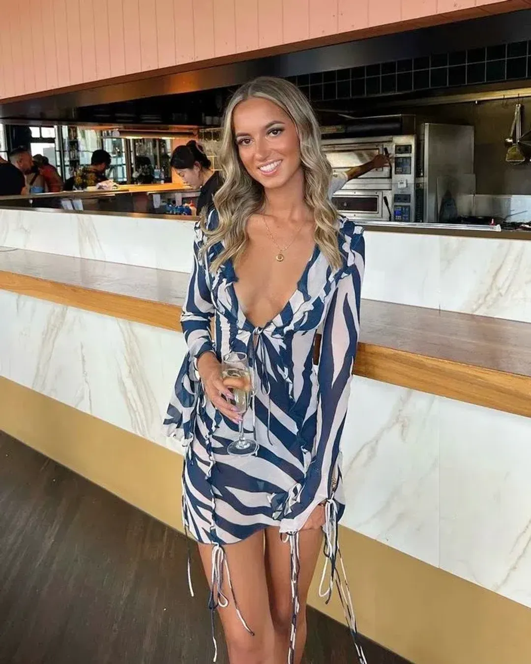 Rat & Boa Annika Mini Dress Print Size L / AU 12 for rent on The Volte - main image