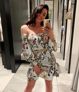 Sheike Fifi Shirred Dress Size 8 for rent on The Volte - image 3