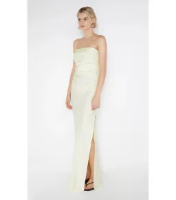 Bec & Bridge Eternity Strapless Maxi Dress Ice Yellow Size AU 10 for rent on The Volte - image 3