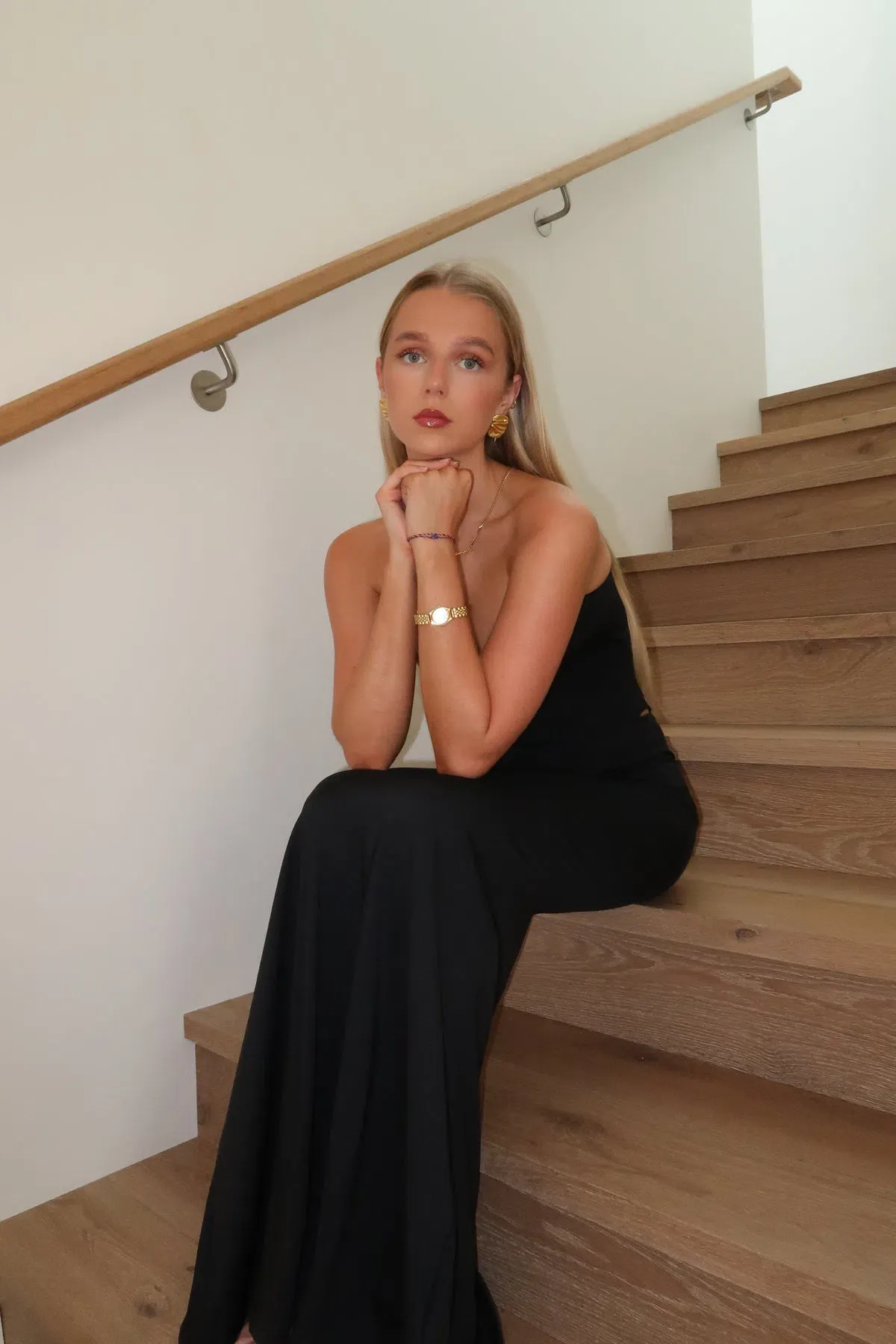 HNTR Louie Gown Noir Size S/Au 8 - Image 3