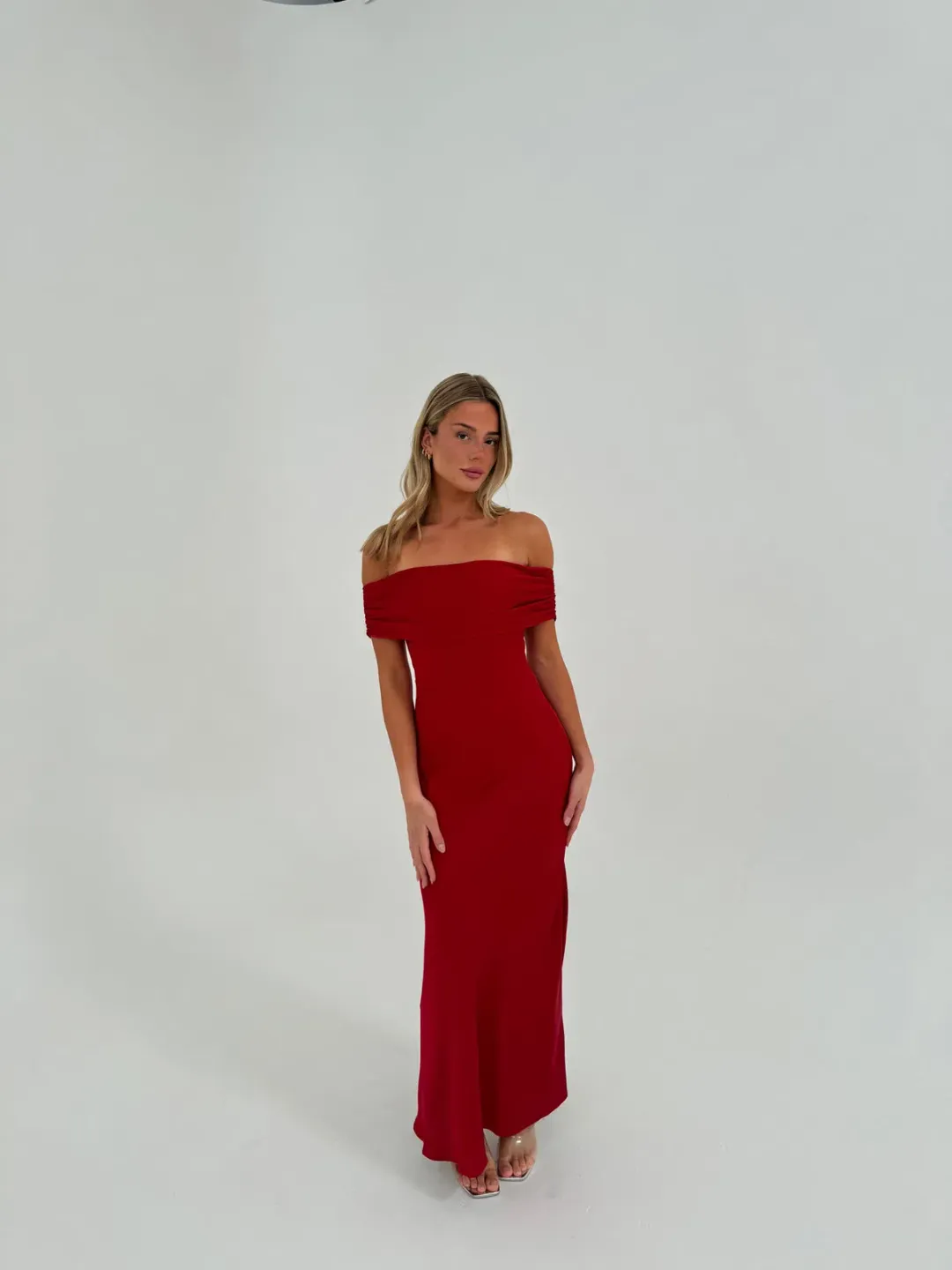 HNTR Kayla Gown Red Size S/Au 8 for rent on The Volte - main image