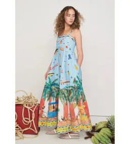 Alemais All Aboard Sundress Multi Size 6 for rent on The Volte - image 1