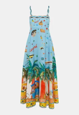 Alemais All Aboard Sundress Multi Size 6 for rent on The Volte - image 2