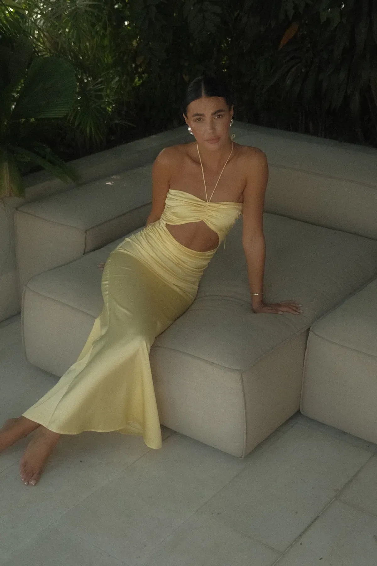 HNTR Aude Dress Lemon Size S/Au 8 - Image 2