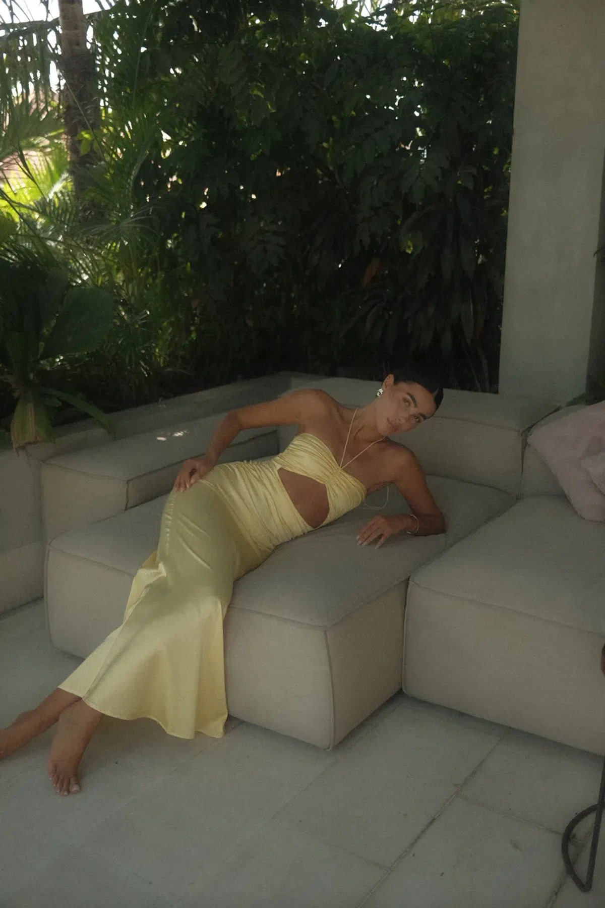 HNTR Aude Dress Lemon Size S/Au 8 - Image 3