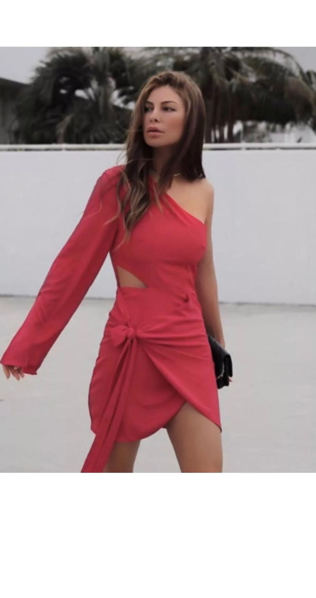 Premonition Fender mini dress red 10 for rent on The Volte - main image