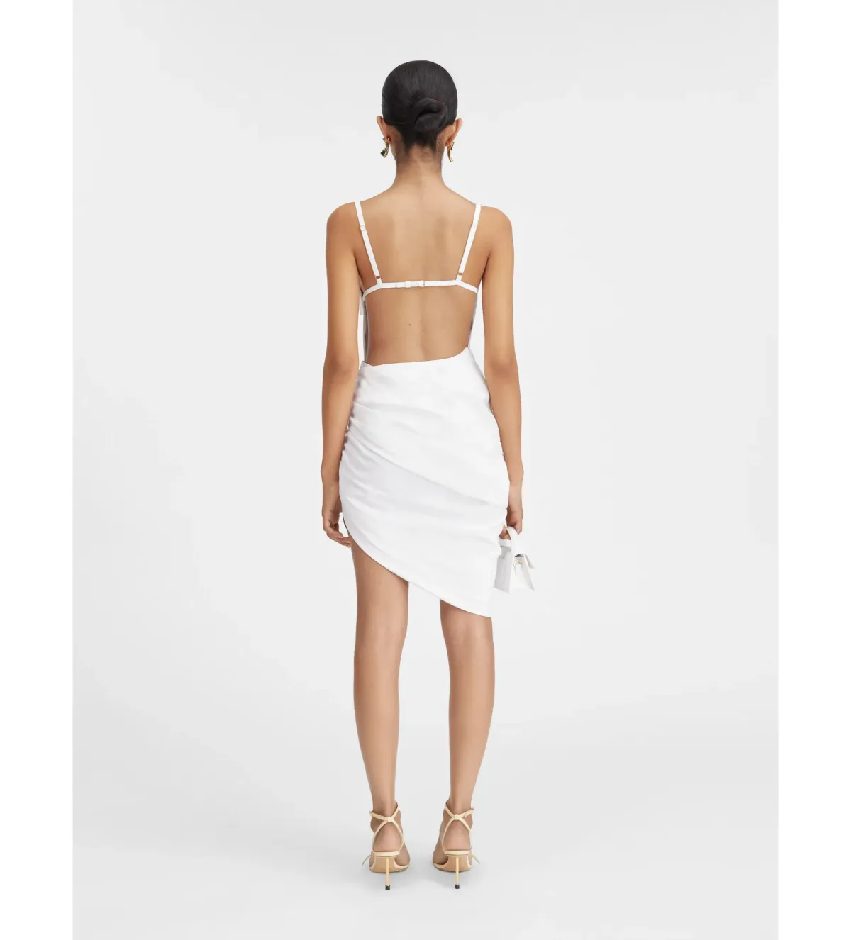 Jacquemus La Robe Saudade Mini Dress White Size XS/AU 6 - Image 2