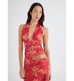 BENNI Penelope Dress Hibiscus Floral Size 8 for rent on The Volte - image 2