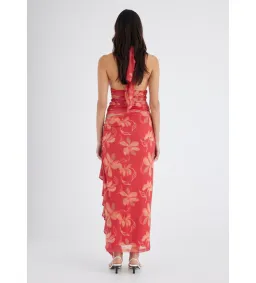 BENNI Penelope Dress Hibiscus Floral Size 8 for rent on The Volte - image 3