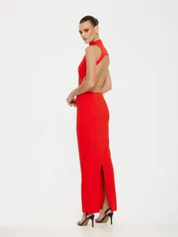 Effie Kats Ambre Gown In Cherry Red Size 6 / XS for rent on The Volte - image 3
