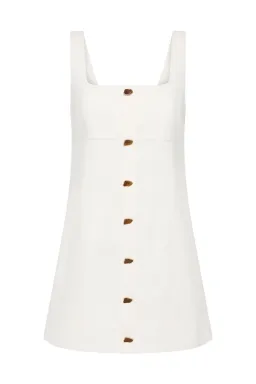 Aje Axle Utility Mini Dress White Size 10 for rent on The Volte - image 4