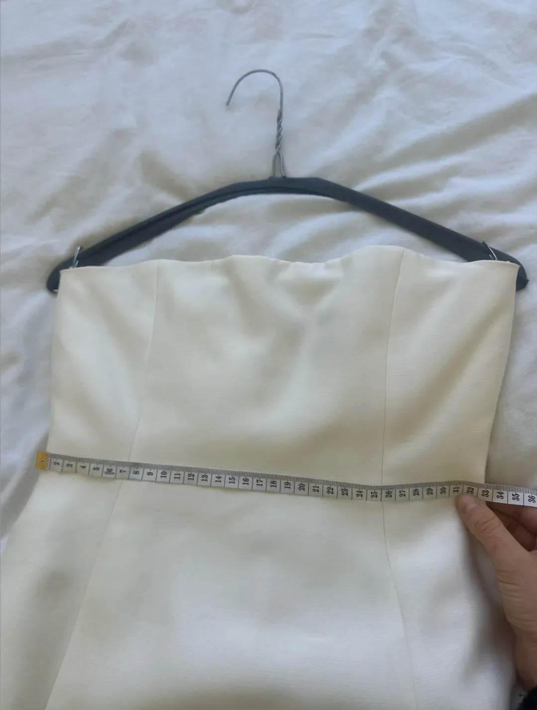 Beare Park Cordelia Midi Dress in Ivory Size 8 for rent on The Volte - main image