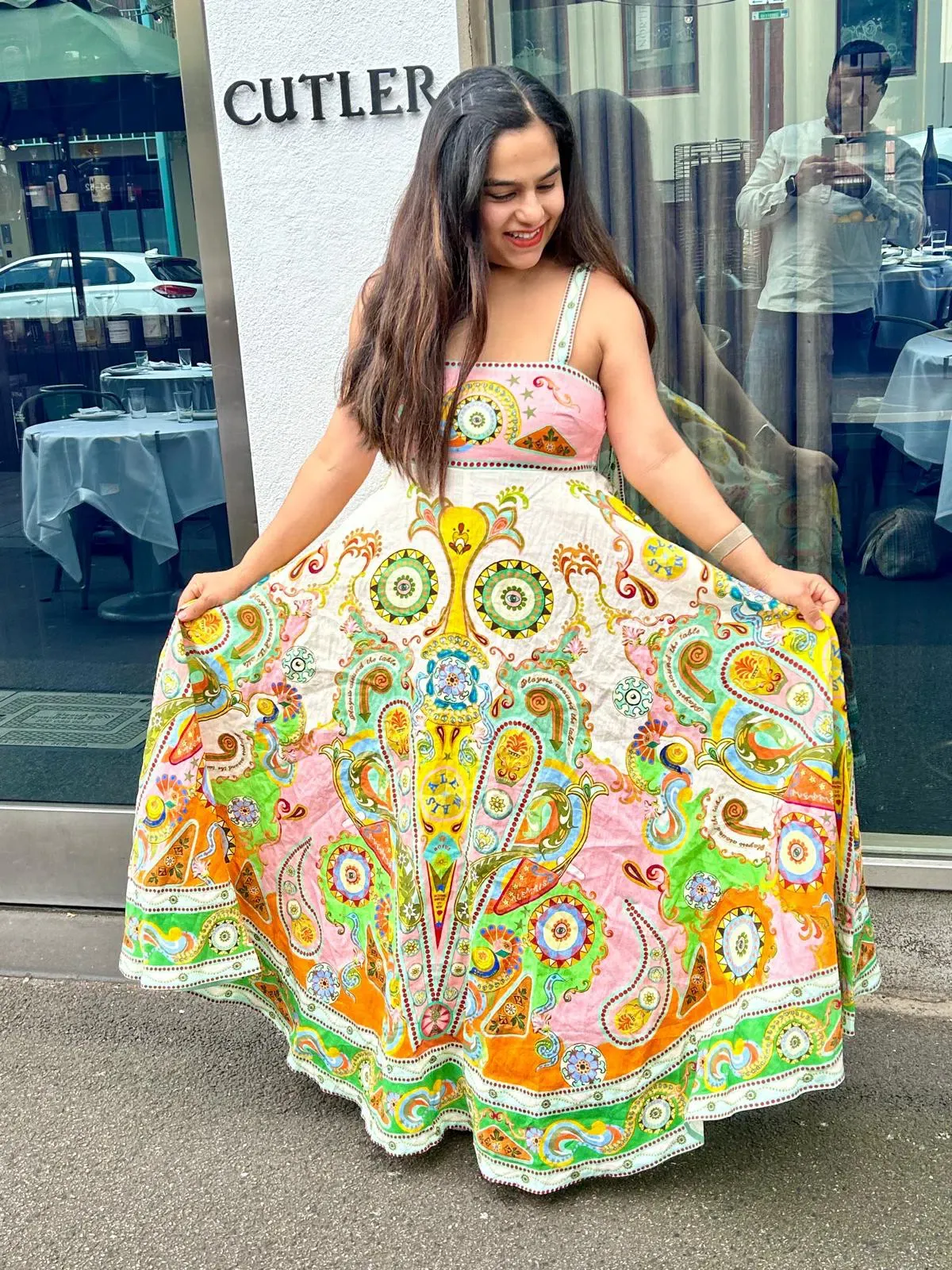 Alemais Pinball Sundress Print Size 14 - Image 1