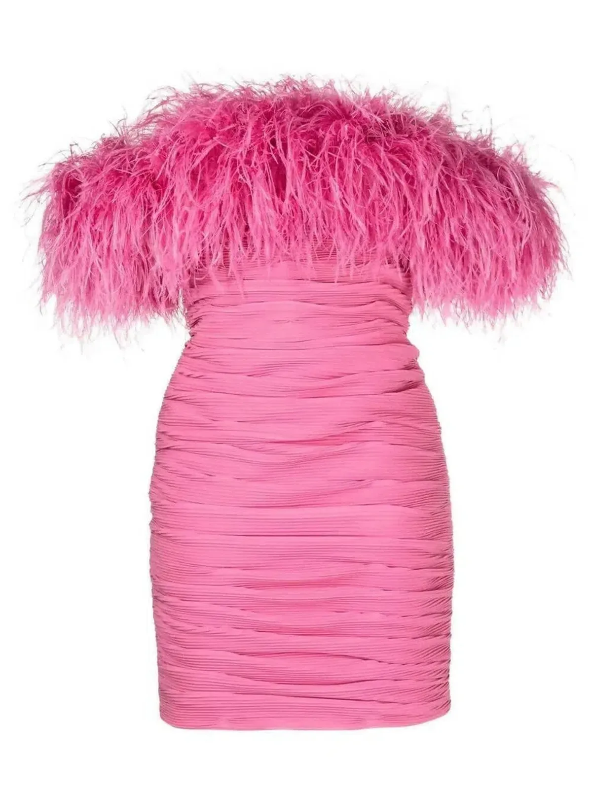 Rachel Gilbert Zion Mini Dress Pink Size 14 - Image 4