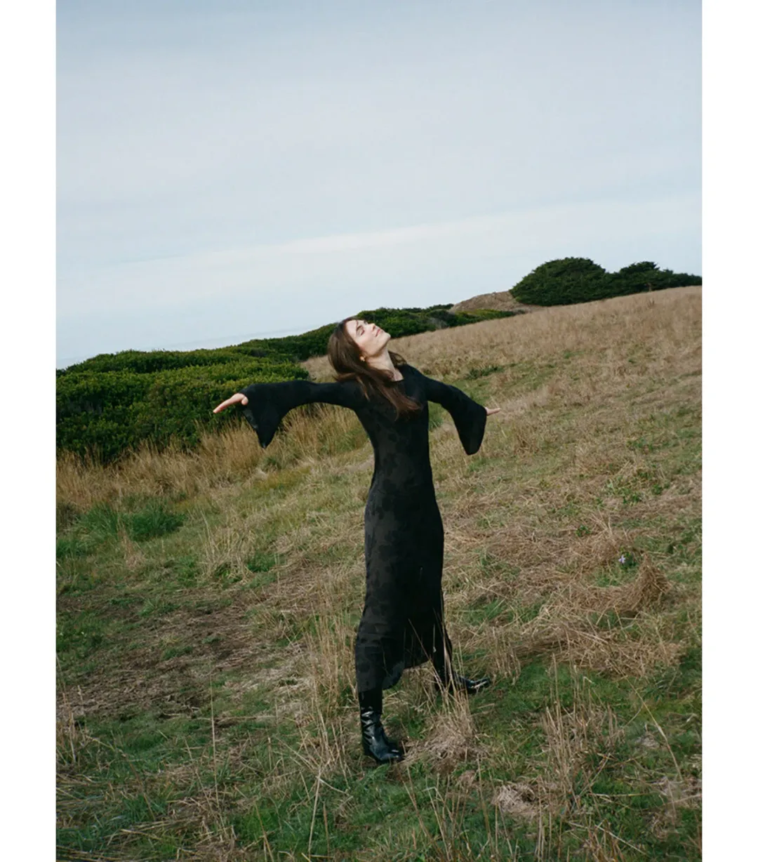 Realisation Gia Dress in Midnight Rose Size AU 10 for rent on The Volte - main image