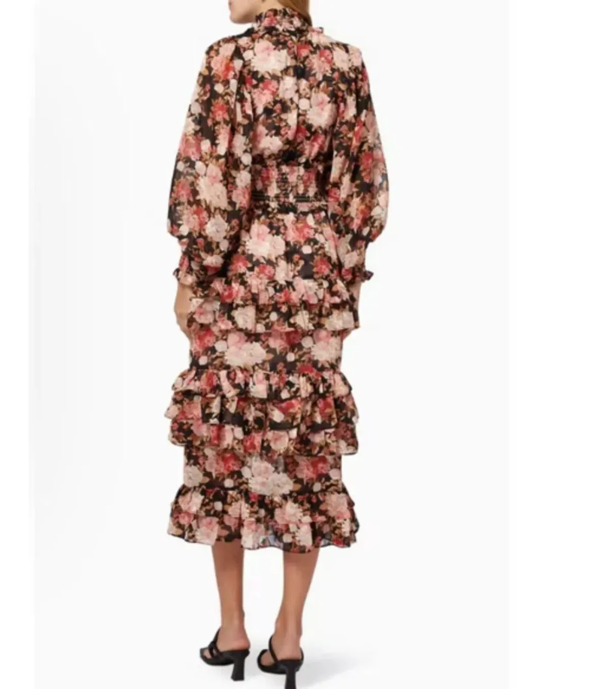 Elliatt Sonvia Astrid Afterglow Midi Dress Floral Size S / AU 8 - Image 4