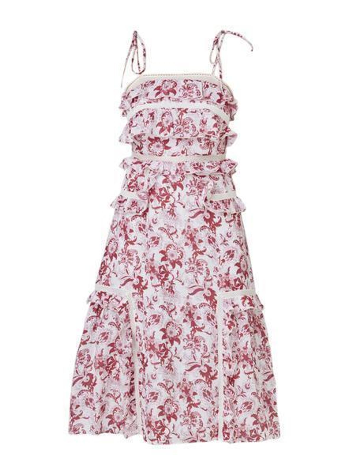 Stevie May British India Tie Midi Dress Pink 8 - Image 2