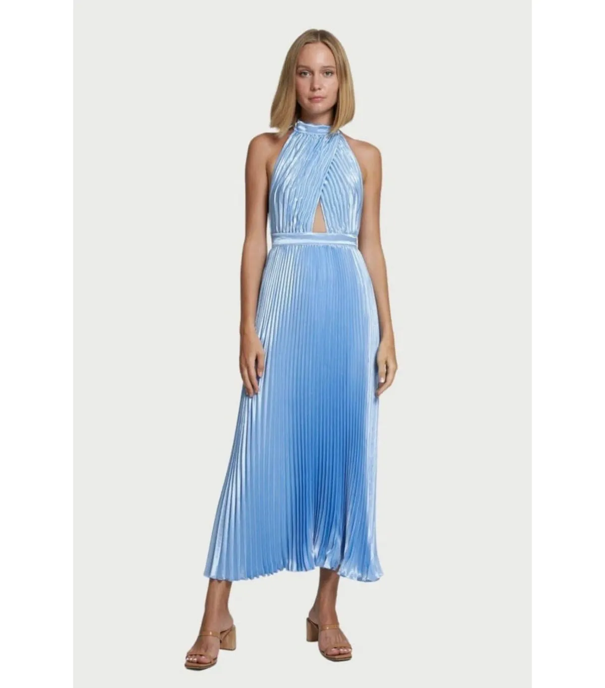 L'Idee Soirée Renaissance Gown Sky Blue Size S / AU 8 - Image 3