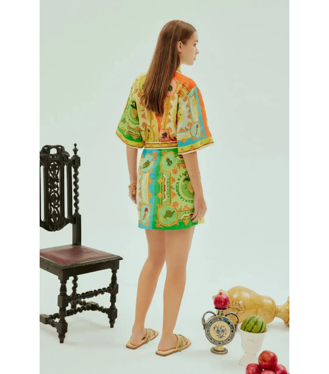 Alemais La Musica Mini Dress Multi Size AU 8 for rent on The Volte - main image