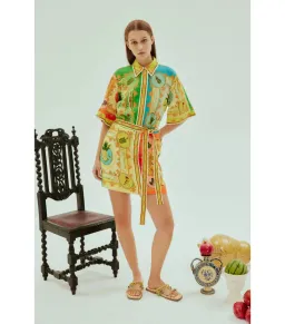 Alemais La Musica Mini Dress Multi Size AU 8 for rent on The Volte - image 1